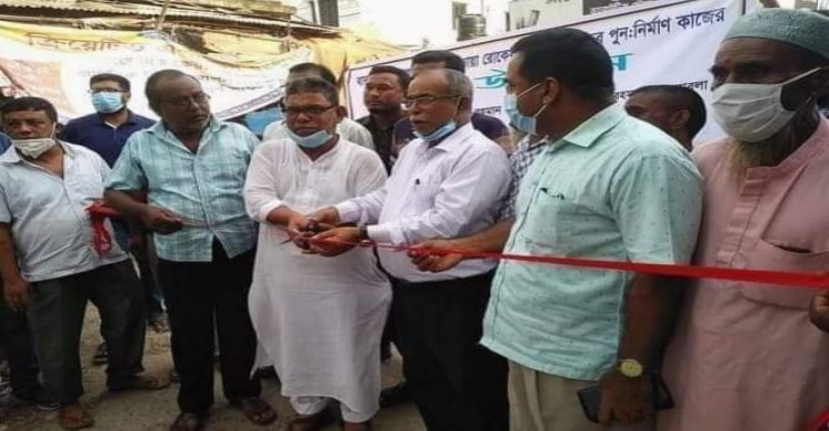 রংপুর নগরীতে রাস্তা  প্রশস্তকরণ কাজের উদ্ধোধন