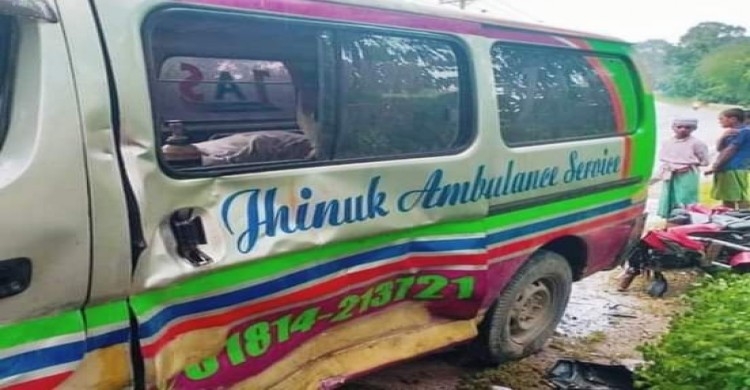 চকরিয়ায় লাশবাহী এম্বুল্যান্সের সাথে সংঘর্ষে মোটরসাইকেল আরোহী নিহত