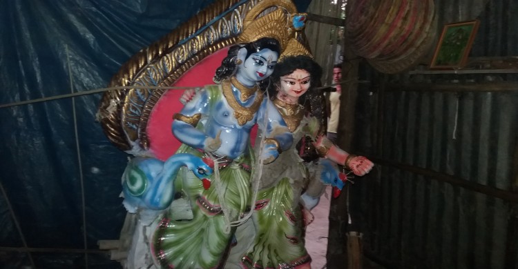 তারাগঞ্জে আবারও প্রতীমা ভাংচুর আটক-২