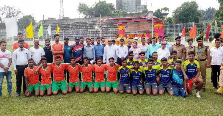 নড়াইলে মাদকবিরোধী প্রীতি ভলিবল প্রতিযোগিতা অনুষ্ঠিত