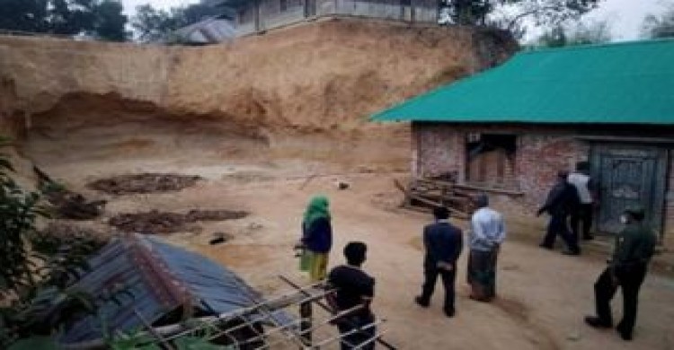 রামগড়ে পাহাড় কাটার অপরাধে ১ব্যক্তিকে ৬০হাজার টাকা জরিমানা