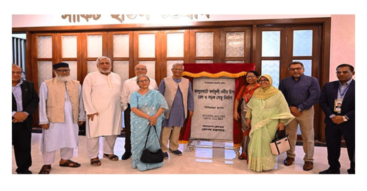 কালুরঘাট সেতুর ভিত্তিপ্রস্তর স্থাপন প্রধান উপদেষ্টার