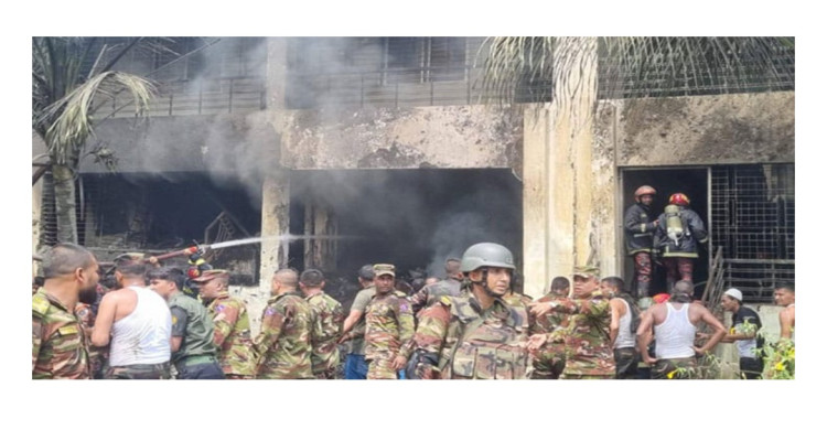 উত্তরায় বিমান বিধ্বস্তে নিহত ১৮, শিক্ষার্থীসহ বহু আহত