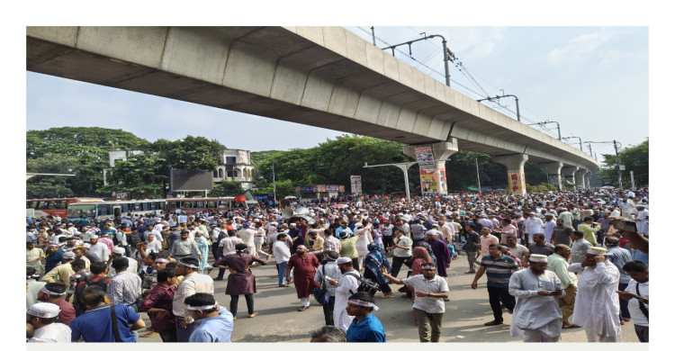 এমপিওভুক্ত শিক্ষকদের শাহবাগ অবরোধ