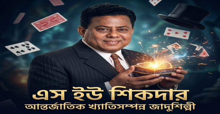 বাংলাদেশের জাদুশিল্পের উজ্জ্বল নক্ষত্র এস ইউ শিকদার,