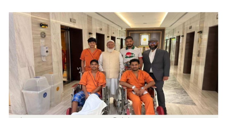 ব্যাংককে চিকিৎসাধীন জুলাই যোদ্ধাদের পাশে জামায়াত আমির