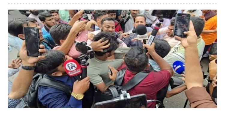 জামায়াতের মিছিল শেষে ধানমণ্ডি ৩২ নম্বরে সাংবাদিকের ওপর হামলা